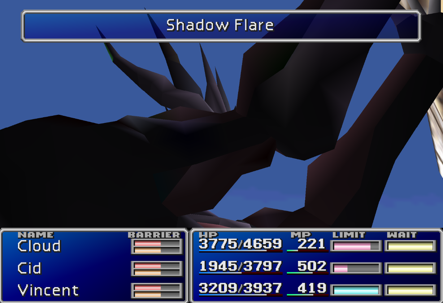 Shadow Flare Enemy Skill